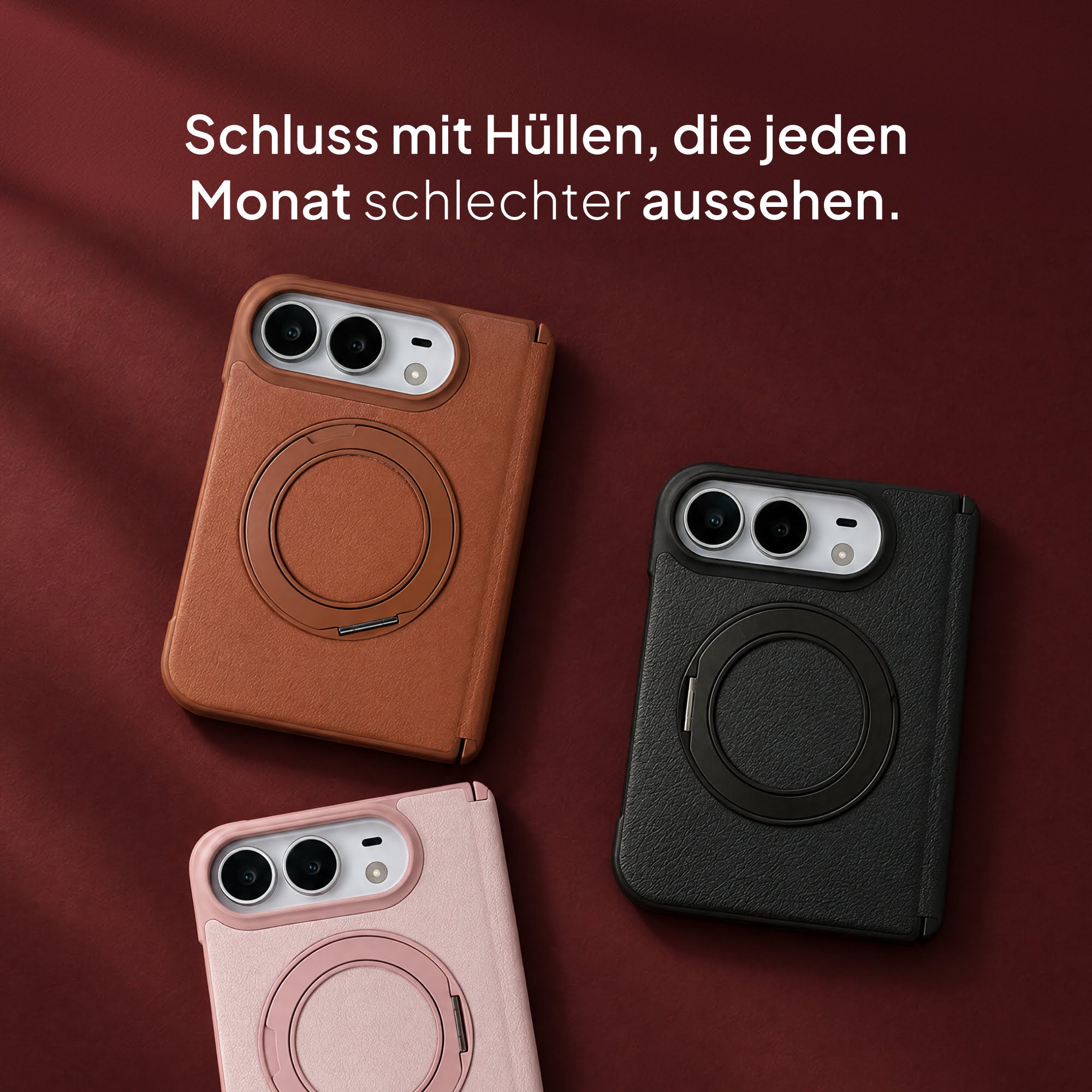 MagSafe iPhone Duo Lederhülle