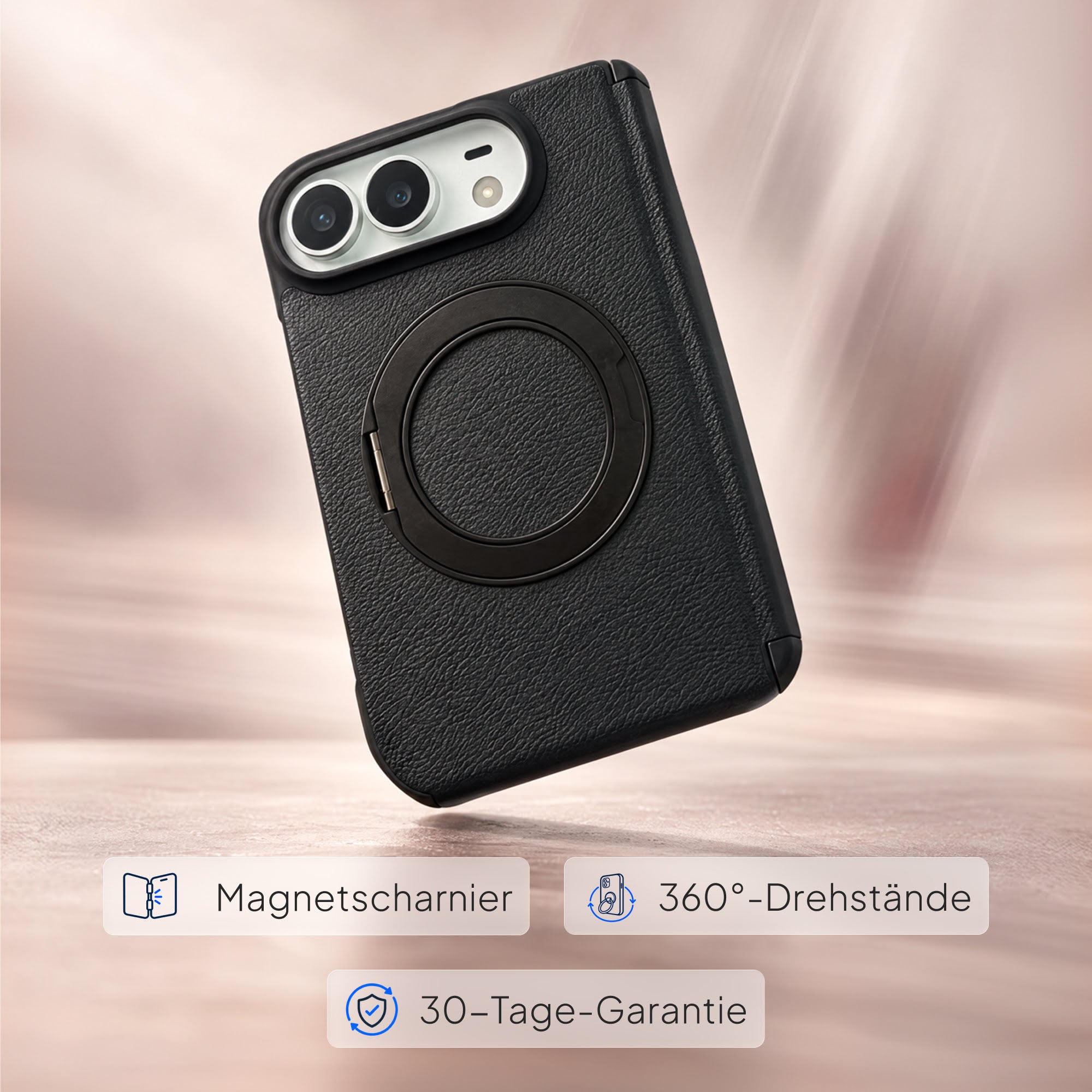 MagSafe iPhone Duo Lederhülle