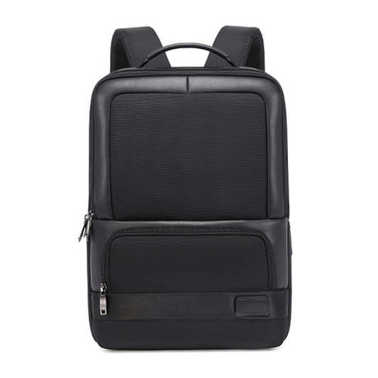 Anti-Diebstahl-Leder-Laptop-Rucksack mit USB-Ladefunktion