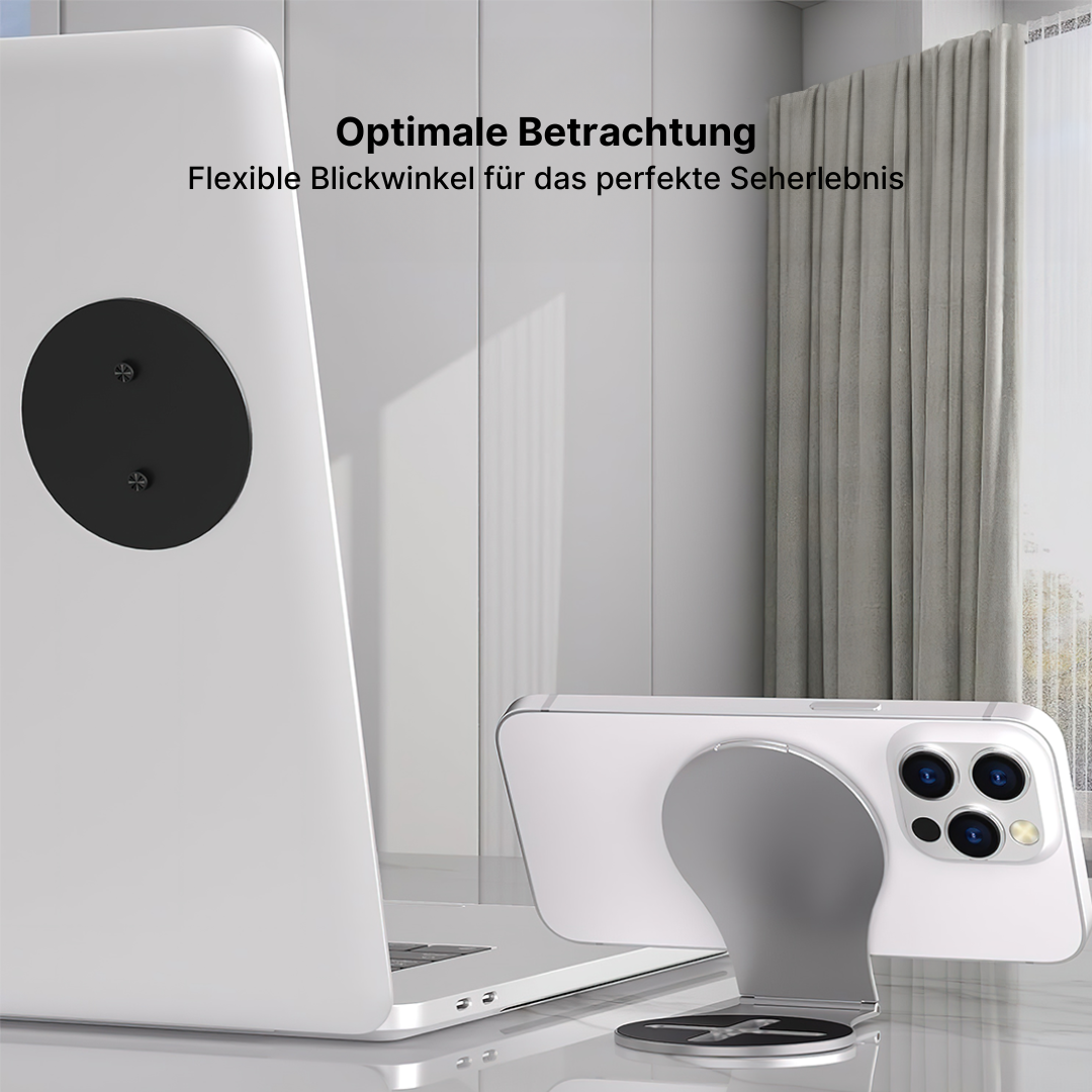 MagSafe Halterung für iPhone am Laptop