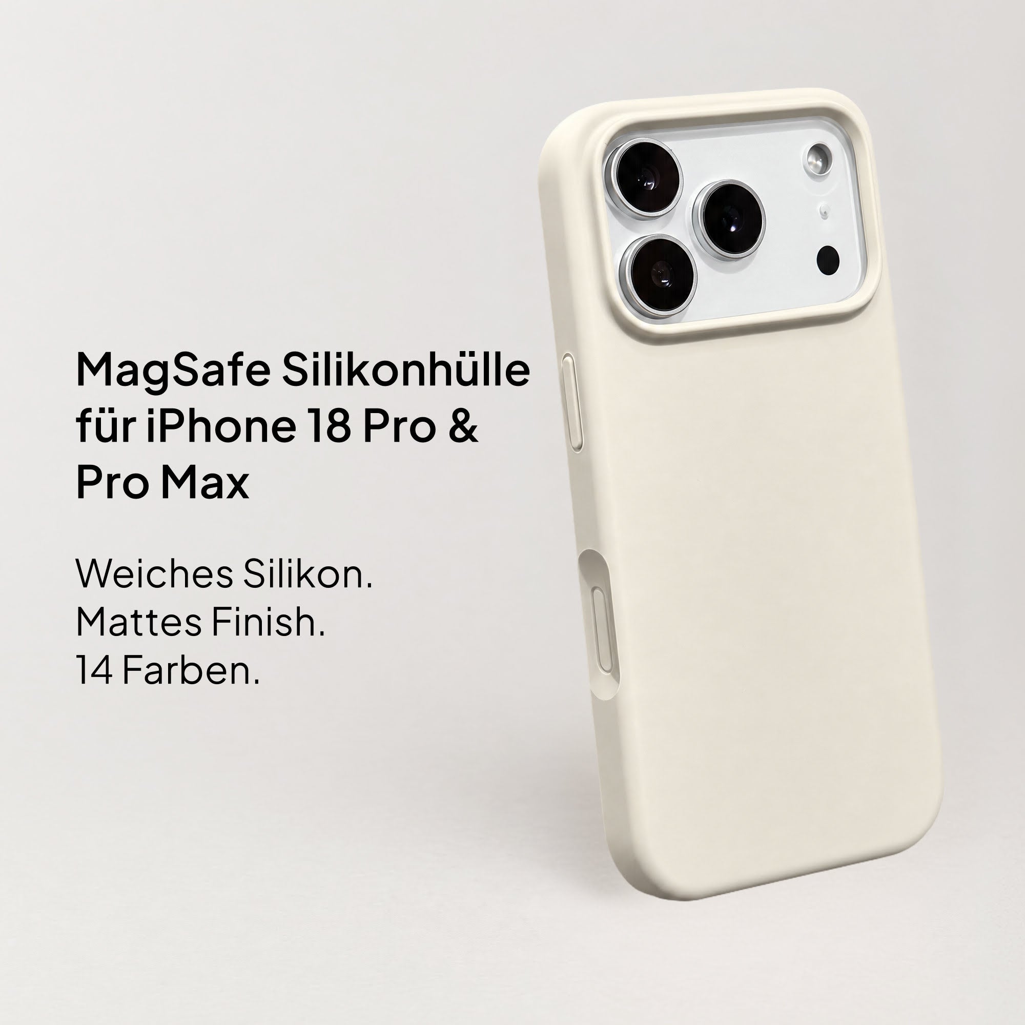 MagSafe Silikonhülle für iPhone 18 Pro und Pro Max