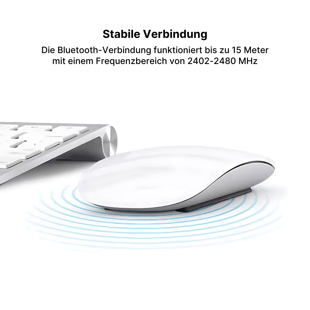 TravelLite Bluetooth-Maus - Ultra-dünn & leicht für Reisen