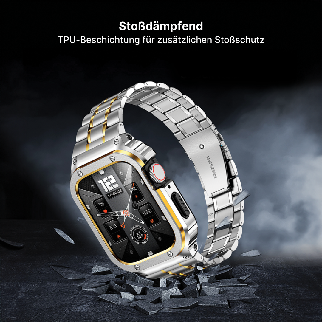 Edelstahl Apple Watch Armband mit Ultra-Dünnem Gehäusedesign