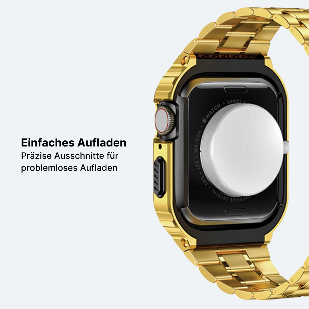 Edelstahl Apple Watch Armband mit Ultra-Dünnem Gehäusedesign