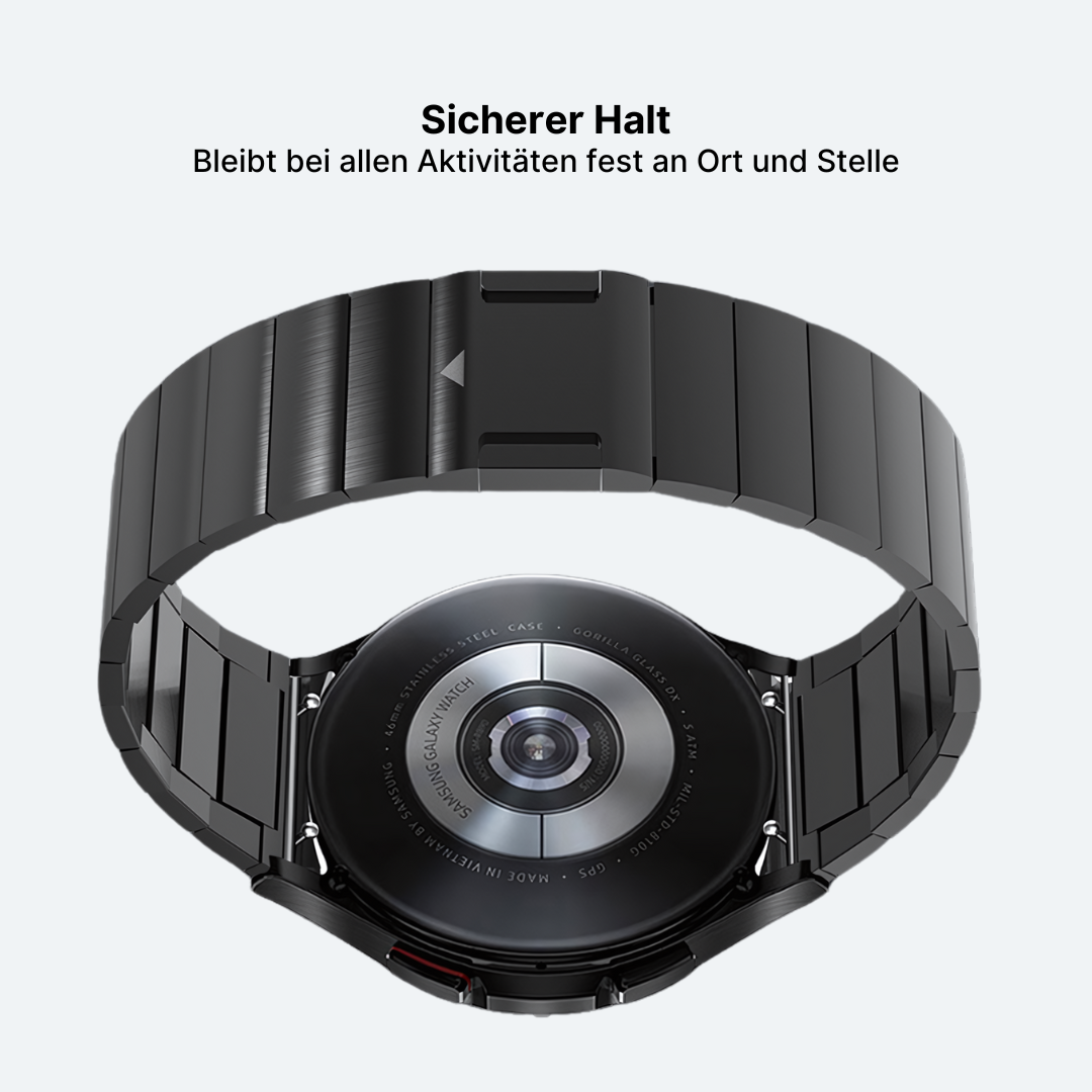 Samsung Galaxy Watch Edelstahl-Gliederarmband