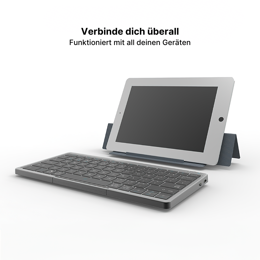 Kabellose tragbare Tastatur für Tablets und Smartphones