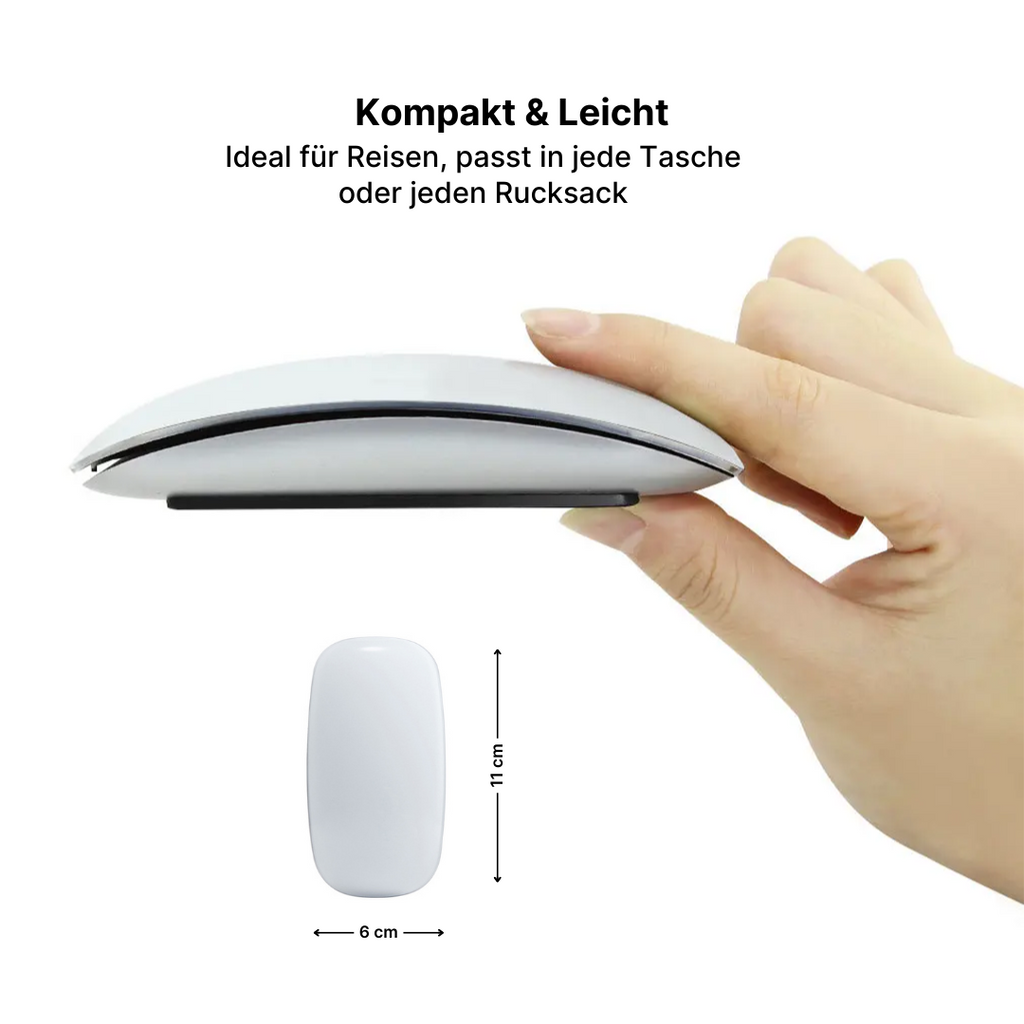TravelLite Bluetooth-Maus - Ultra-dünn & leicht für Reisen