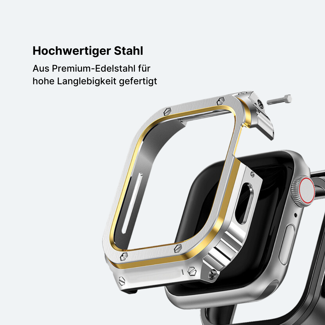 Edelstahl Apple Watch Armband mit Ultra-Dünnem Gehäusedesign
