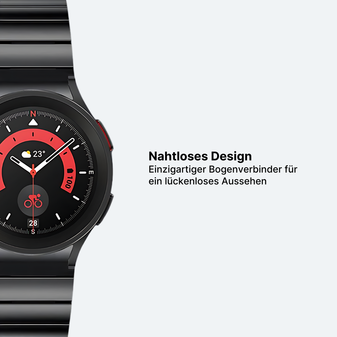 Samsung Galaxy Watch Edelstahl-Gliederarmband