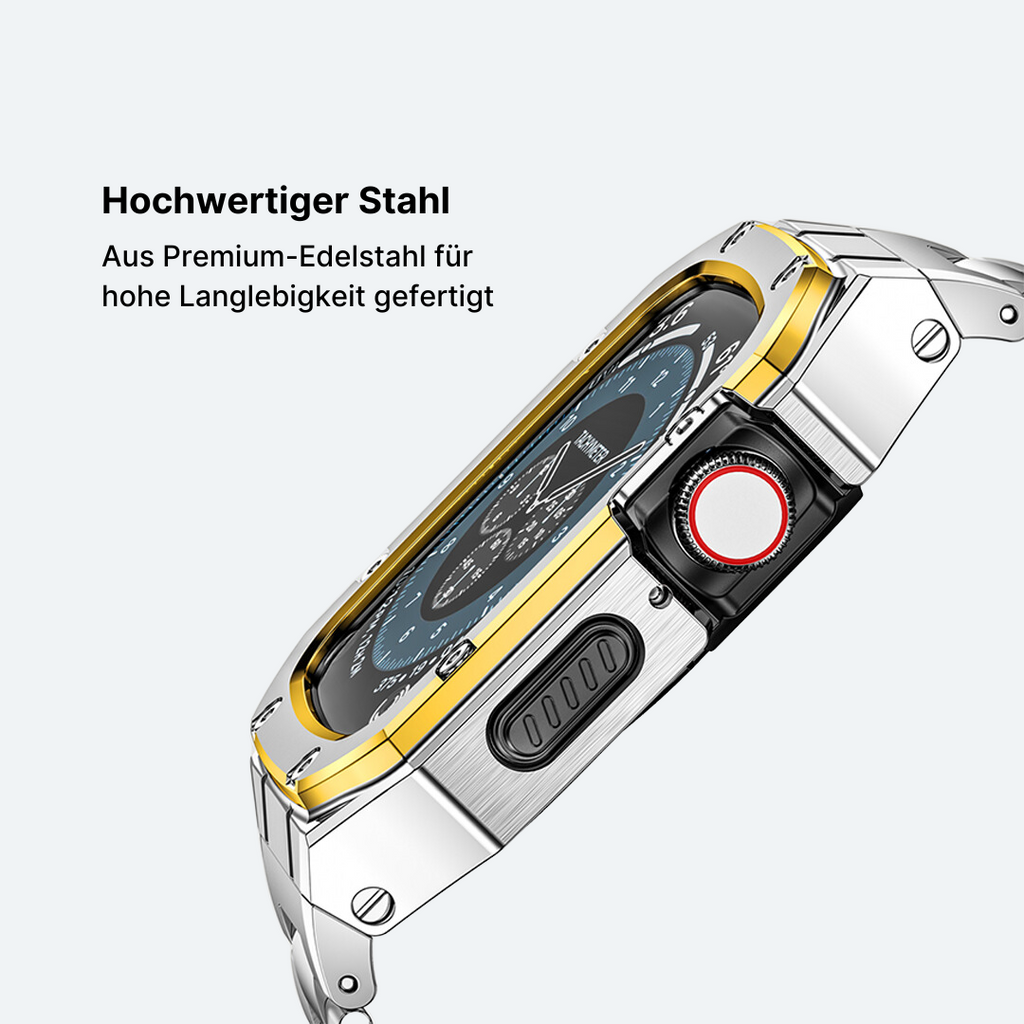 Edelstahl Apple Watch Armband mit Ultra-Dünnem Gehäusedesign