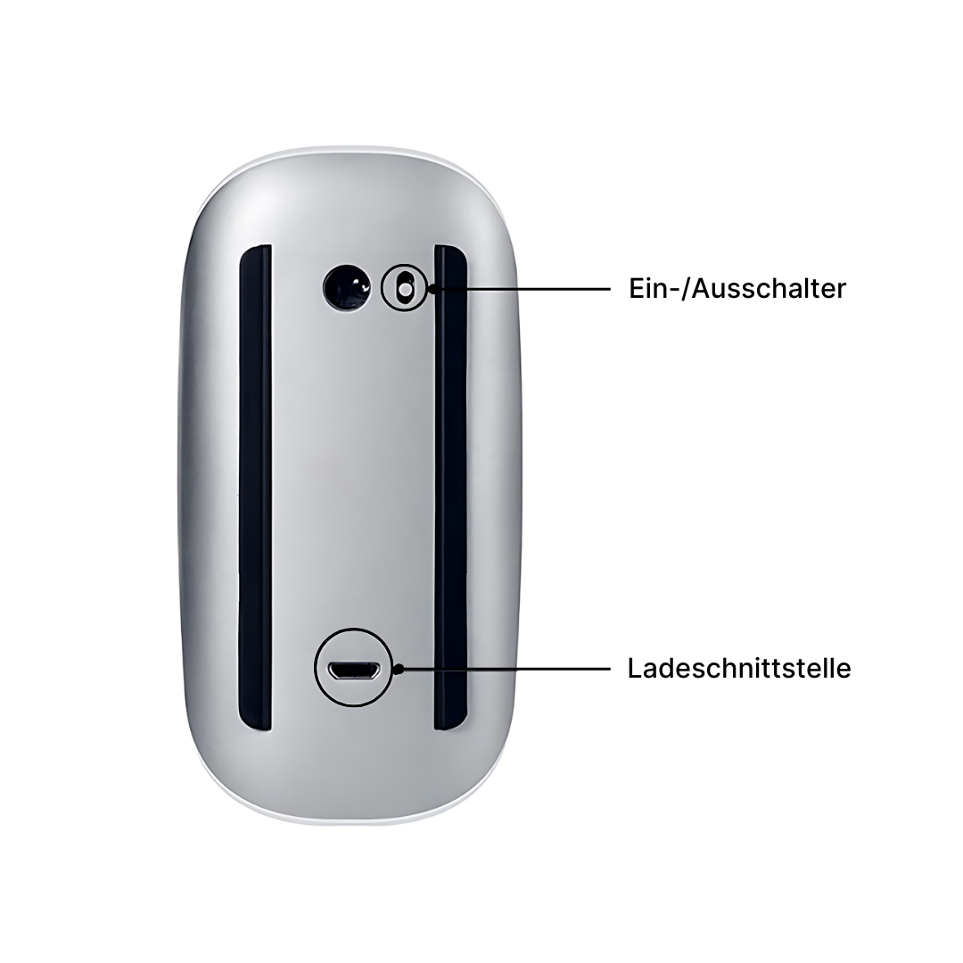 TravelLite Bluetooth-Maus - Ultra-dünn & leicht für Reisen