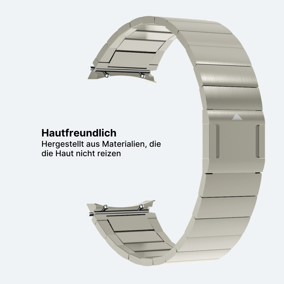 Samsung Galaxy Watch Edelstahl-Gliederarmband