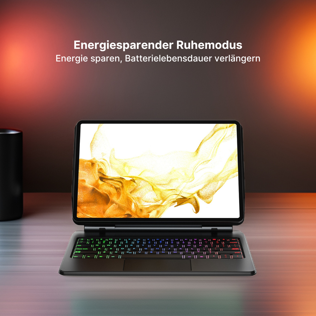 Astro - Kabellose Tastaturhülle mit Touchpad für Samsung Tab 12,4" & 11"