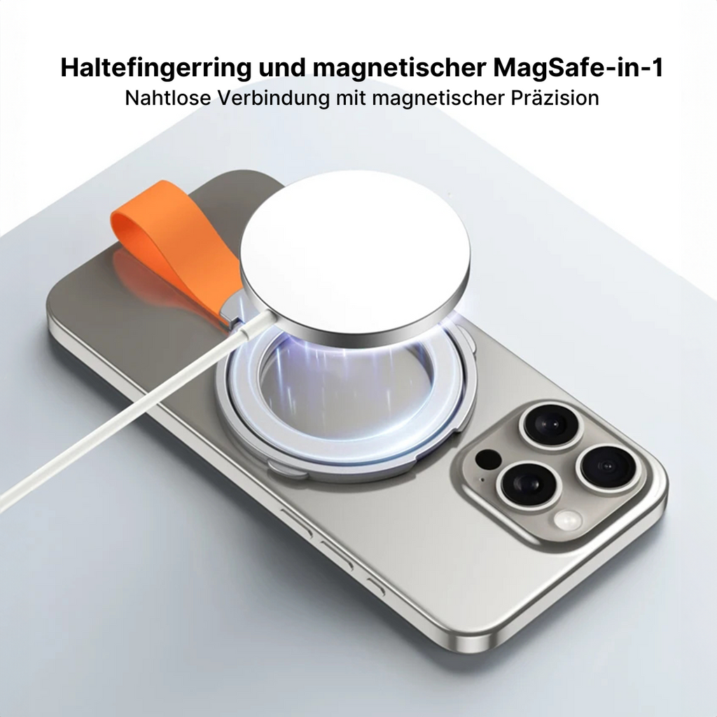 Drehbarer magnetischer Handyhalter mit klappbarem Ring