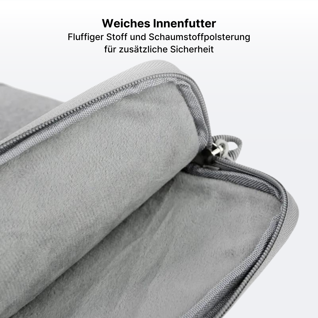 MiniTechPro Wasserdichte Laptoptasche mit weichem Futter