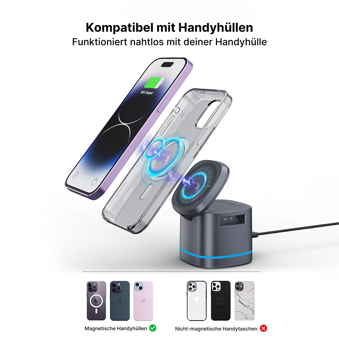 3-in-1 Apple Ladestation