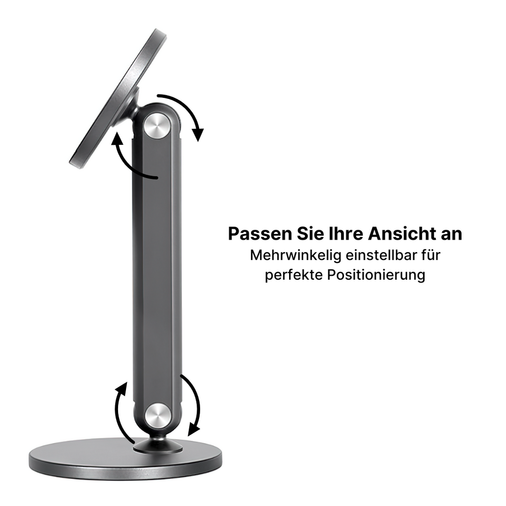 Magnet-Sockelhalter Verstellbar – Mit Ein-/Aus-Schalter, 300 Mm, Für Messuhren, Stahllegierung Verchromt