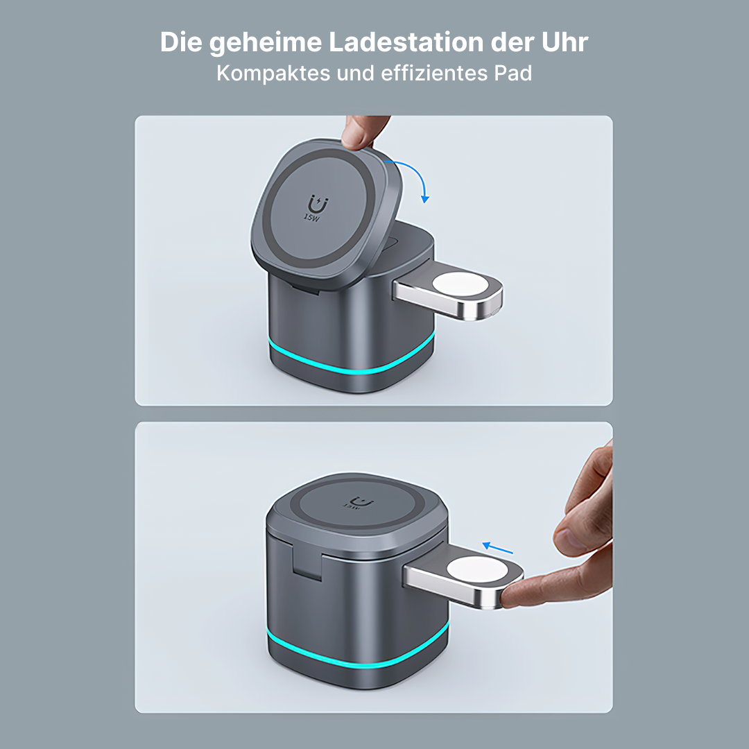 3-in-1 Apple Ladestation