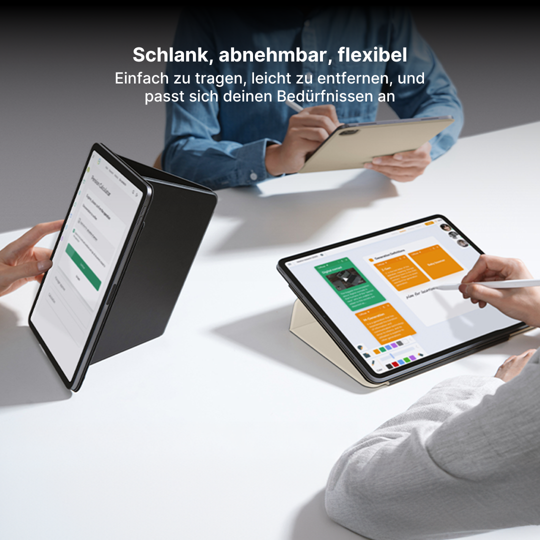 Touch Rutschfeste iPad-Hülle 3-lagiges magnetisch trennbares Design