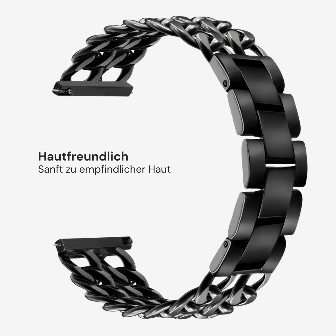 Edelstahl-Gliederarmband für Samsung Watch