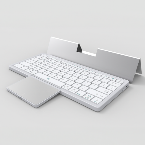 Kabellose tragbare Tastatur für Tablets und Smartphones