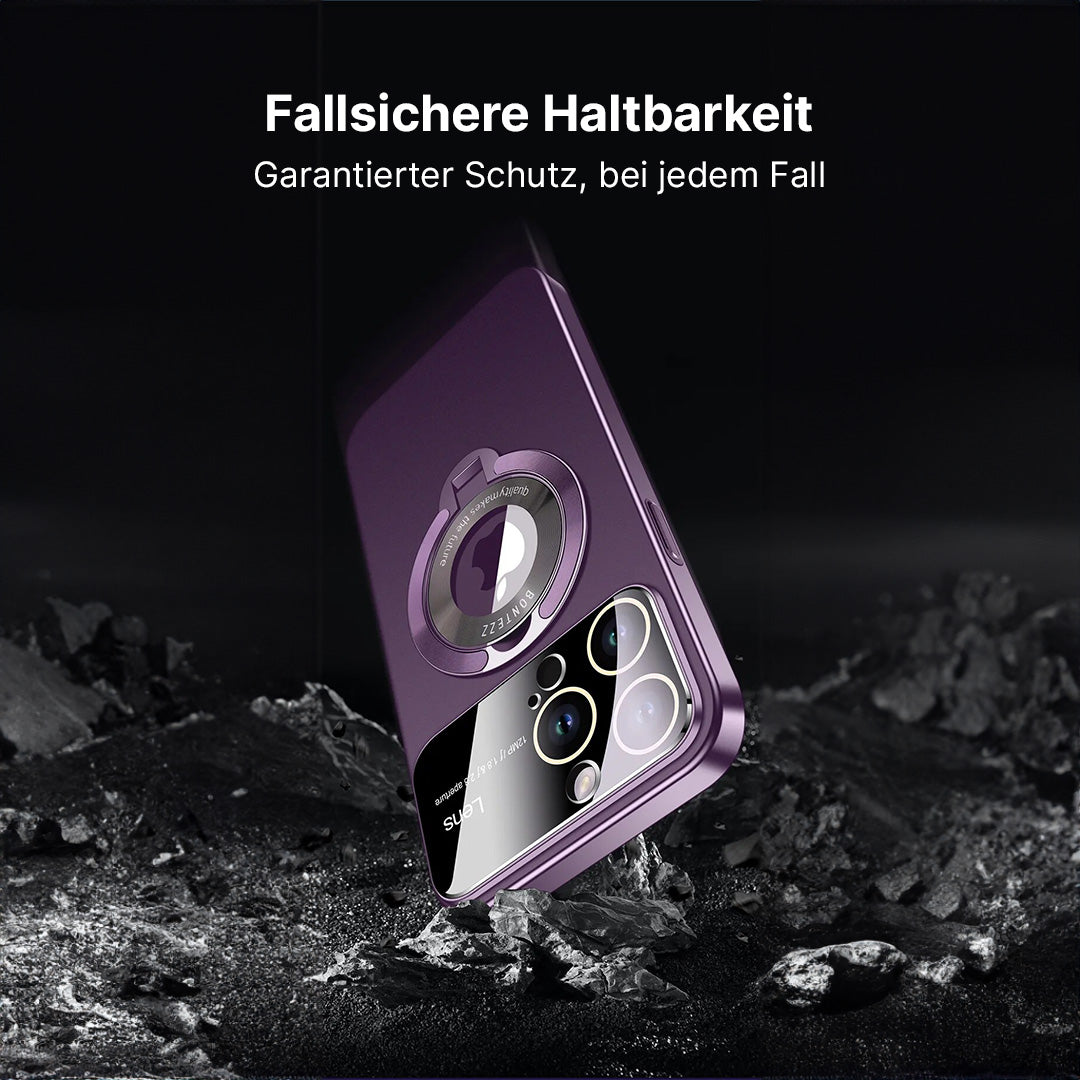 Matte iPhone-Hülle mit Ständer und Griff