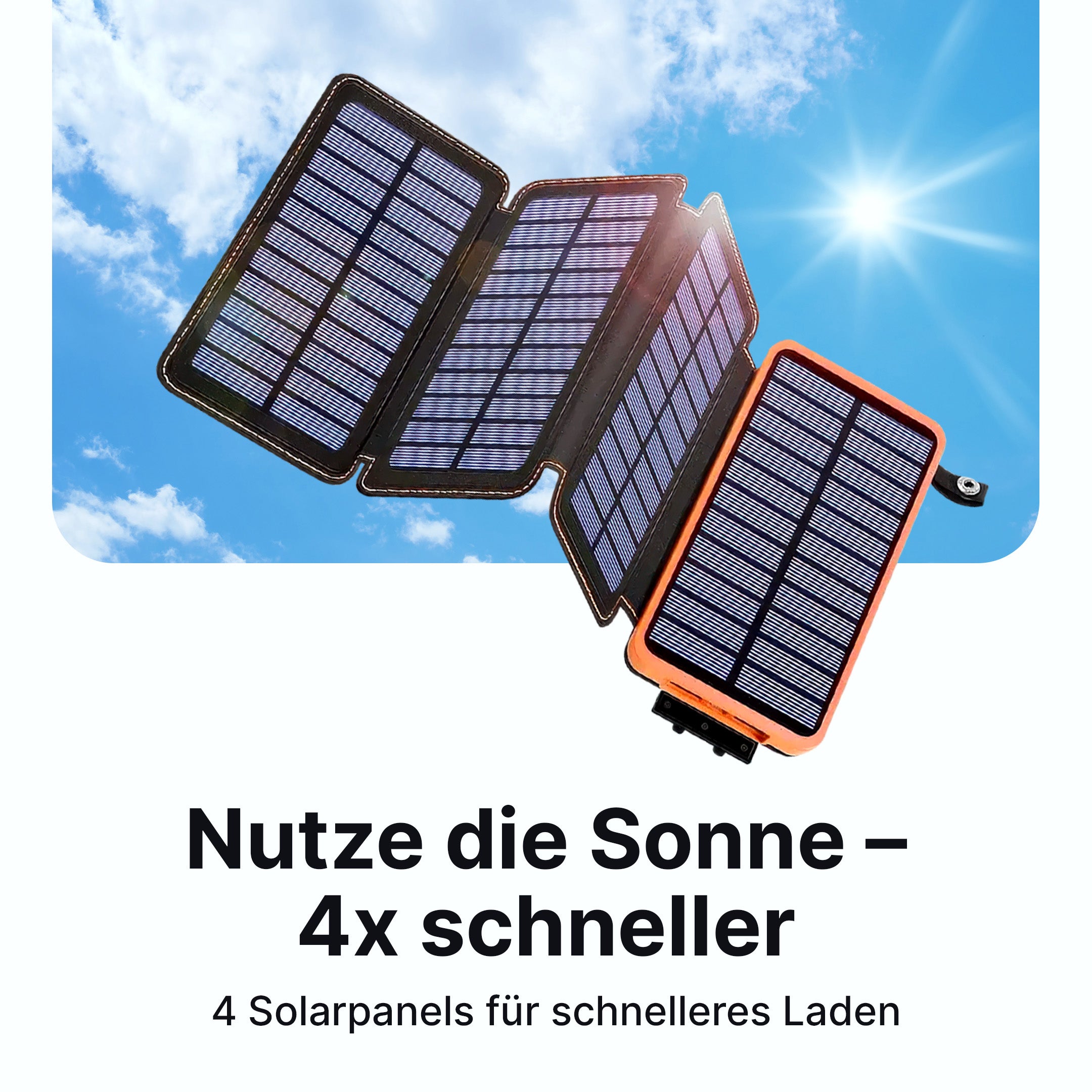 SolaBank Fold Kabellose Powerbank 10000mAh