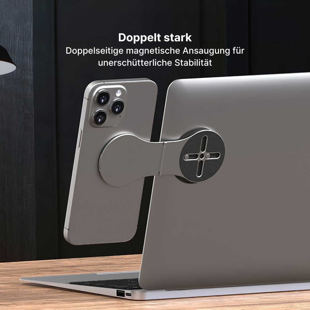MagSafe Halterung für iPhone am Laptop