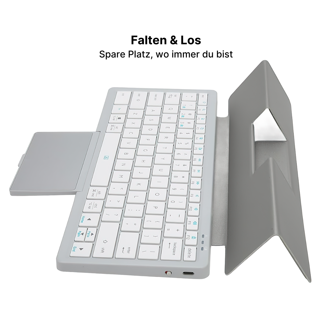 Kabellose tragbare Tastatur für Tablets und Smartphones