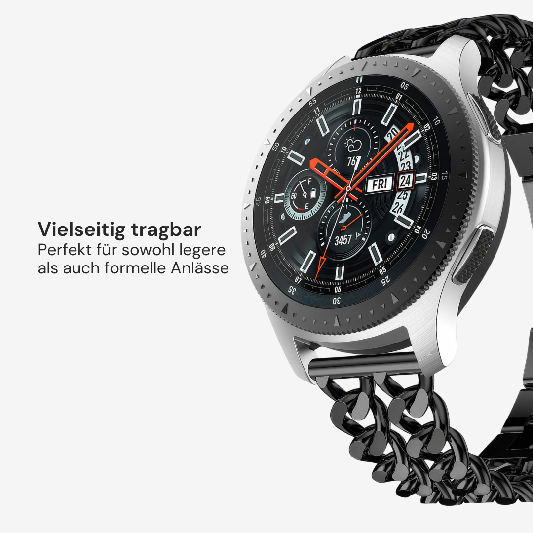 Edelstahl-Gliederarmband für Samsung Watch