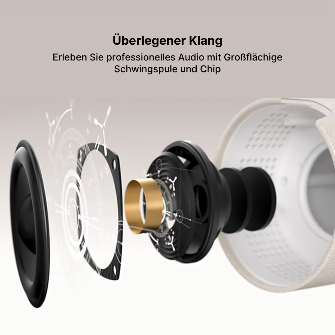 3-in-1 Kabelloses Ladegerät, Bluetooth-Lautsprecher & Nachtlicht