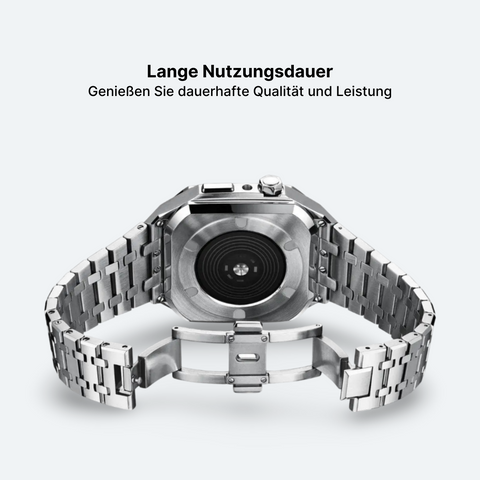 Edelstahlgehäuse und -armband für die Apple Watch