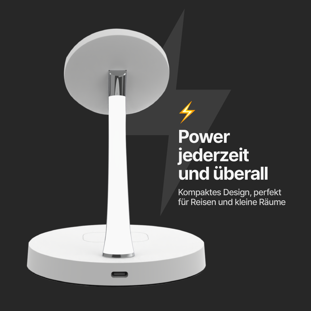2 in 1 Kabellose Ladestation
