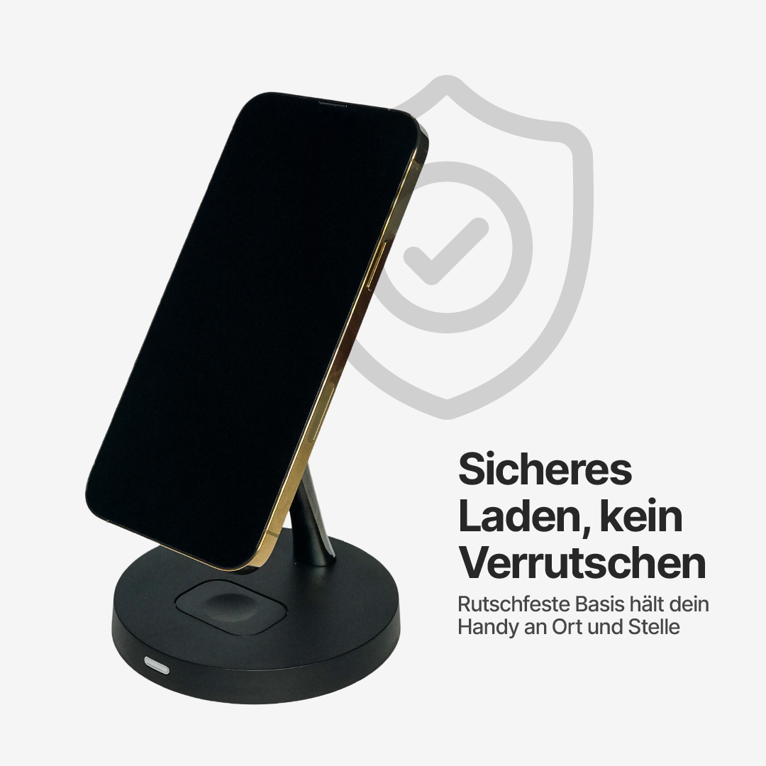 2 in 1 Kabellose Ladestation