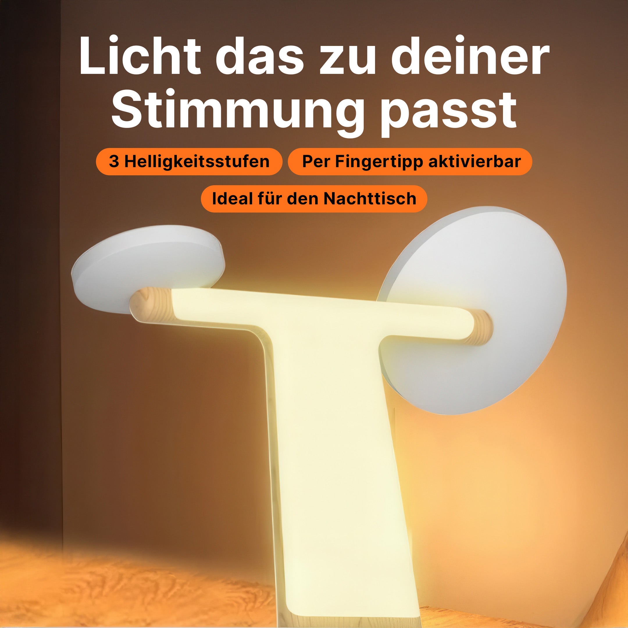 3-in-1 MagSafe Wireless Charger mit Nachtlampe