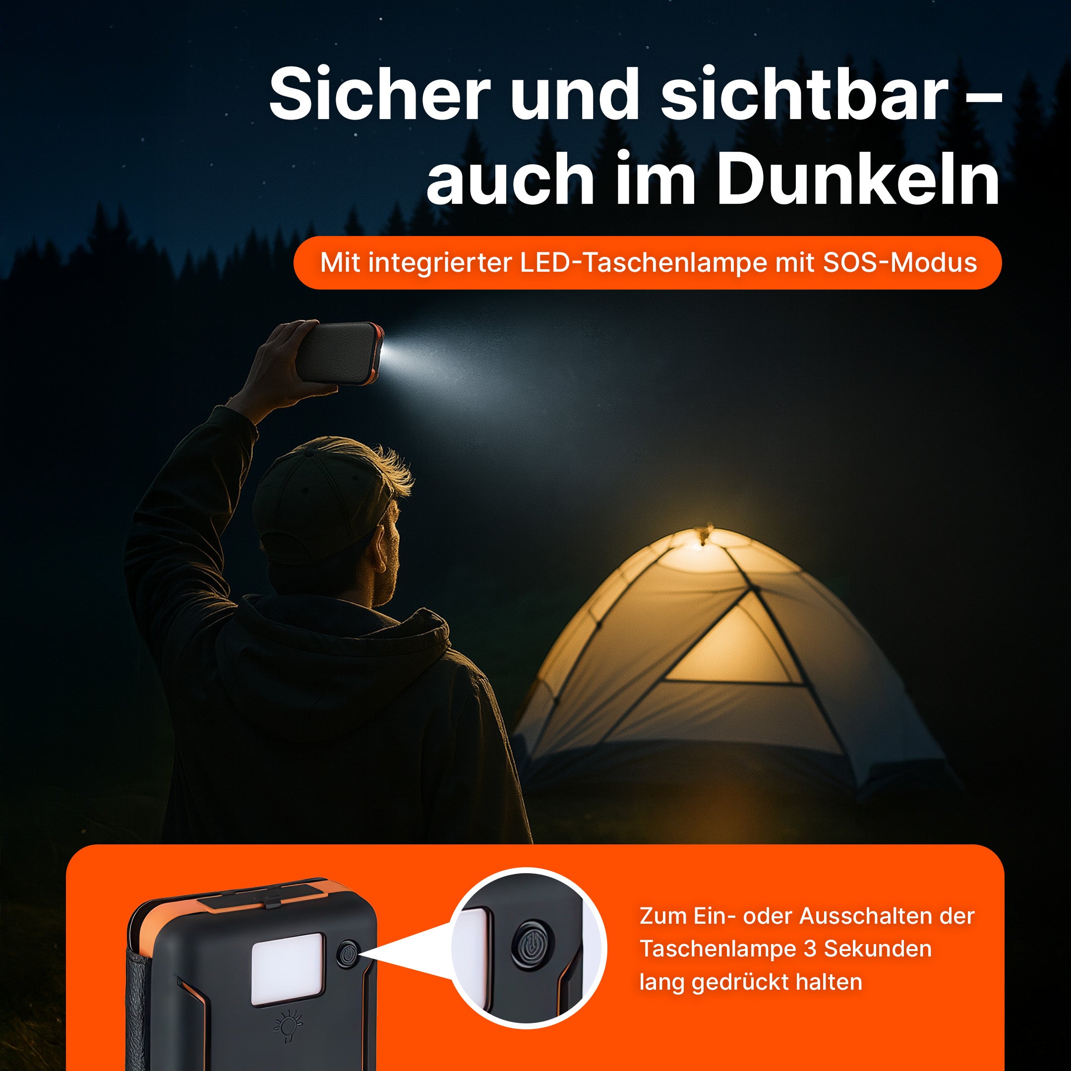 SolaBank Fold Kabellose Powerbank 10000mAh