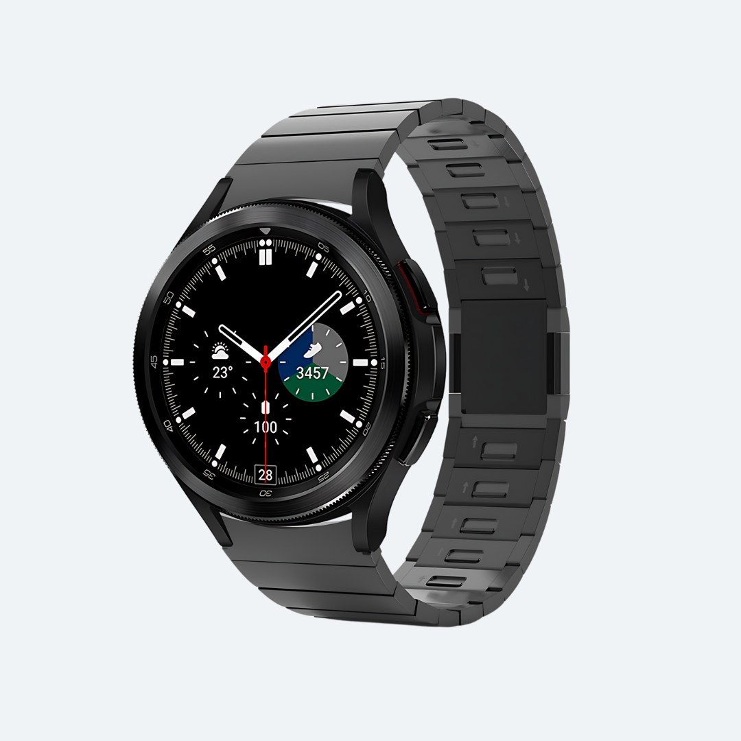 Samsung Galaxy Watch Edelstahl-Gliederarmband