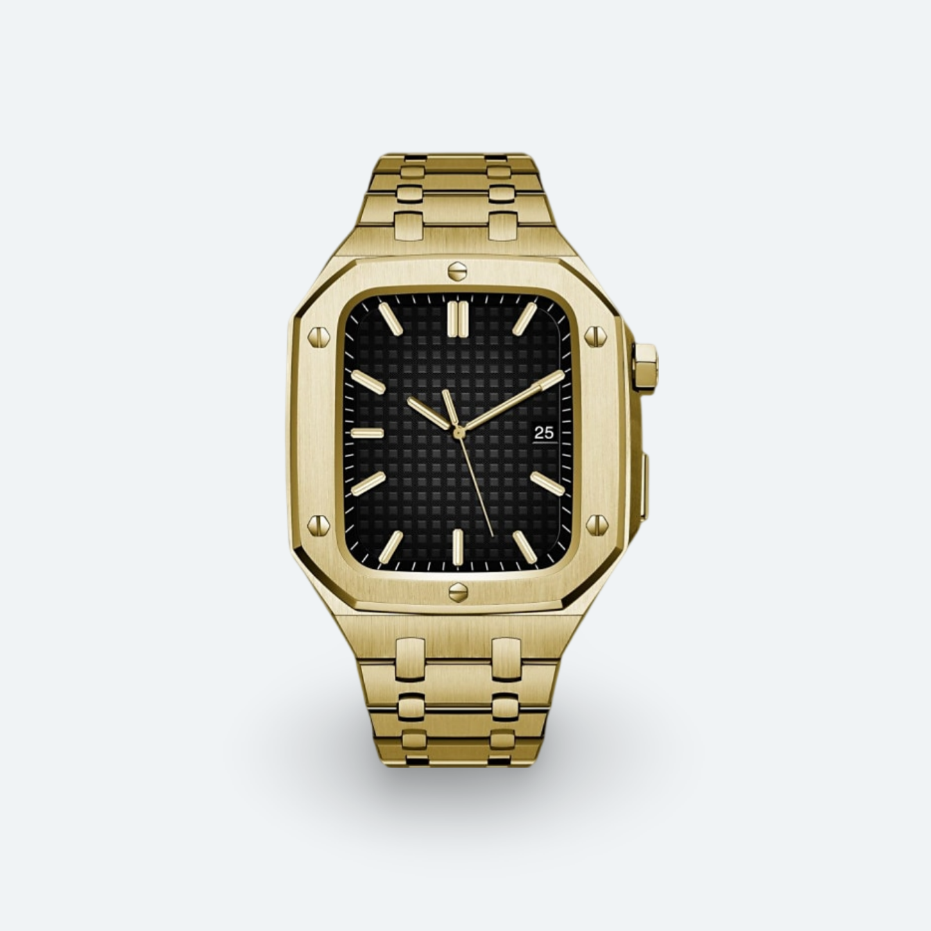 Edelstahlgehäuse und -armband für die Apple Watch