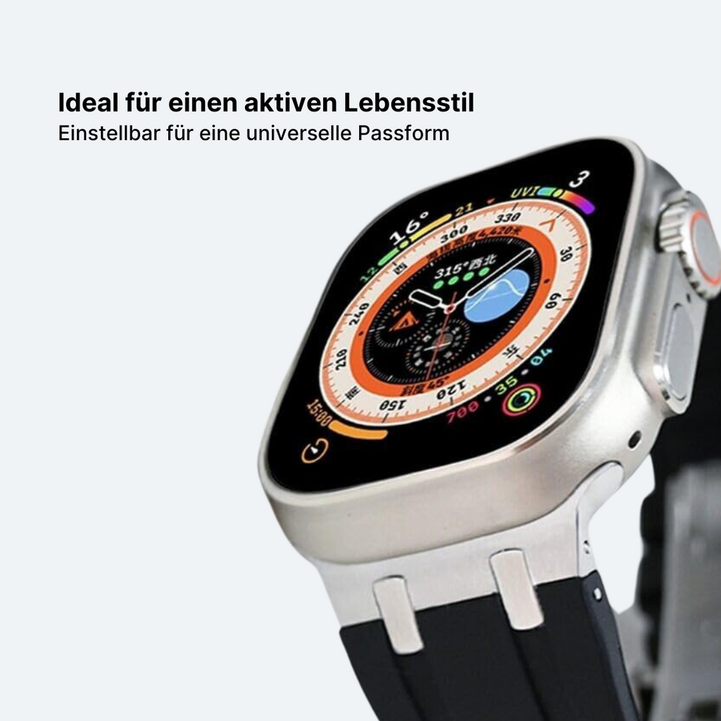 Apple Watch Armband mit Schmetterlingsschließe