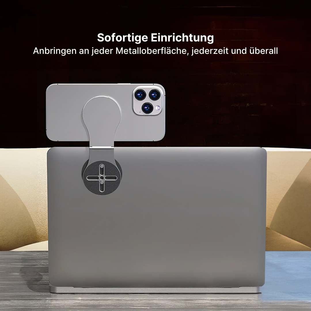 MagSafe Halterung für iPhone am Laptop