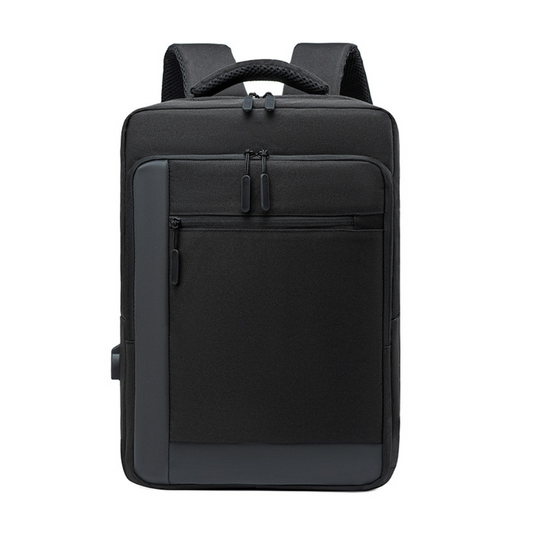 Urbaner Laptop-Rucksack mit praktischem USB-Ladeanschluss