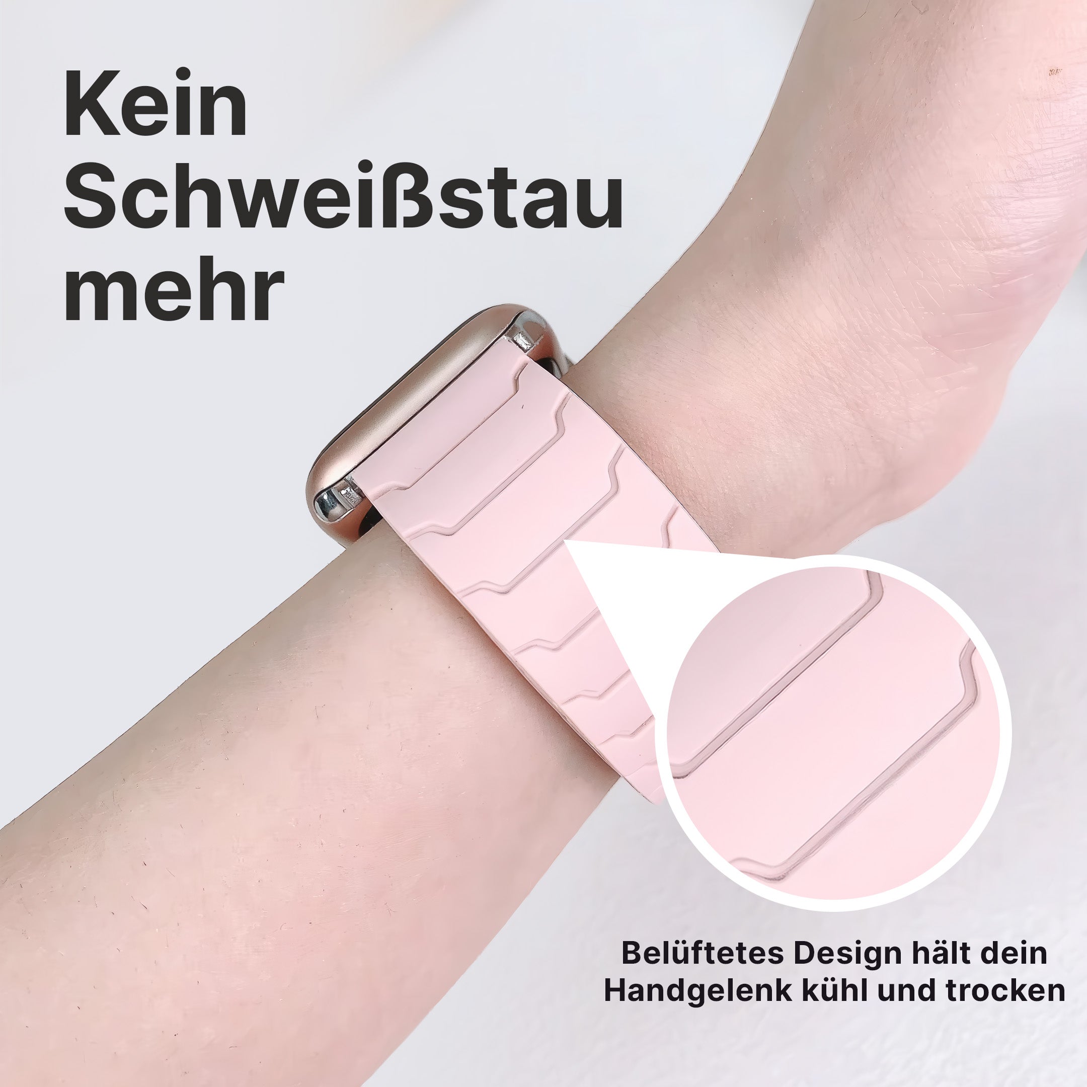 Magnetisches Silikonarmband für die Apple Watch