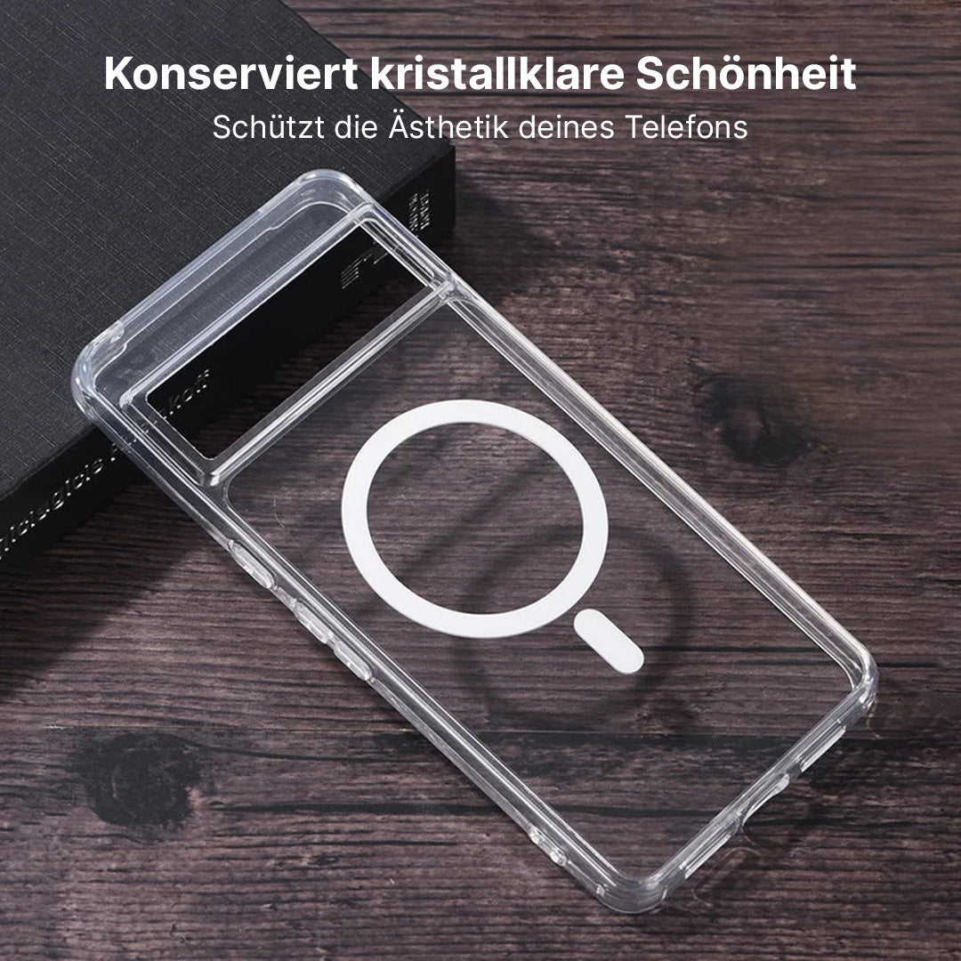 Durchsichtige MagSafe-Hülle für Google Pixel