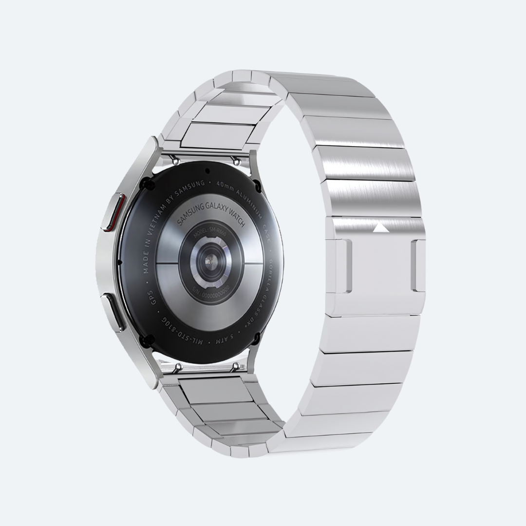 Samsung Galaxy Watch Edelstahl-Gliederarmband