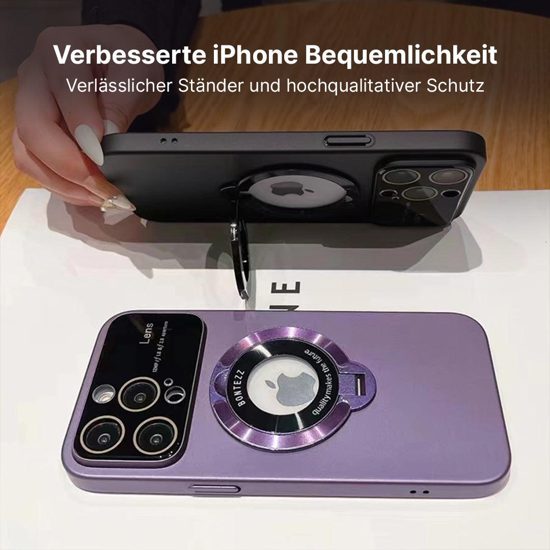 Matte iPhone-Hülle mit Ständer und Griff
