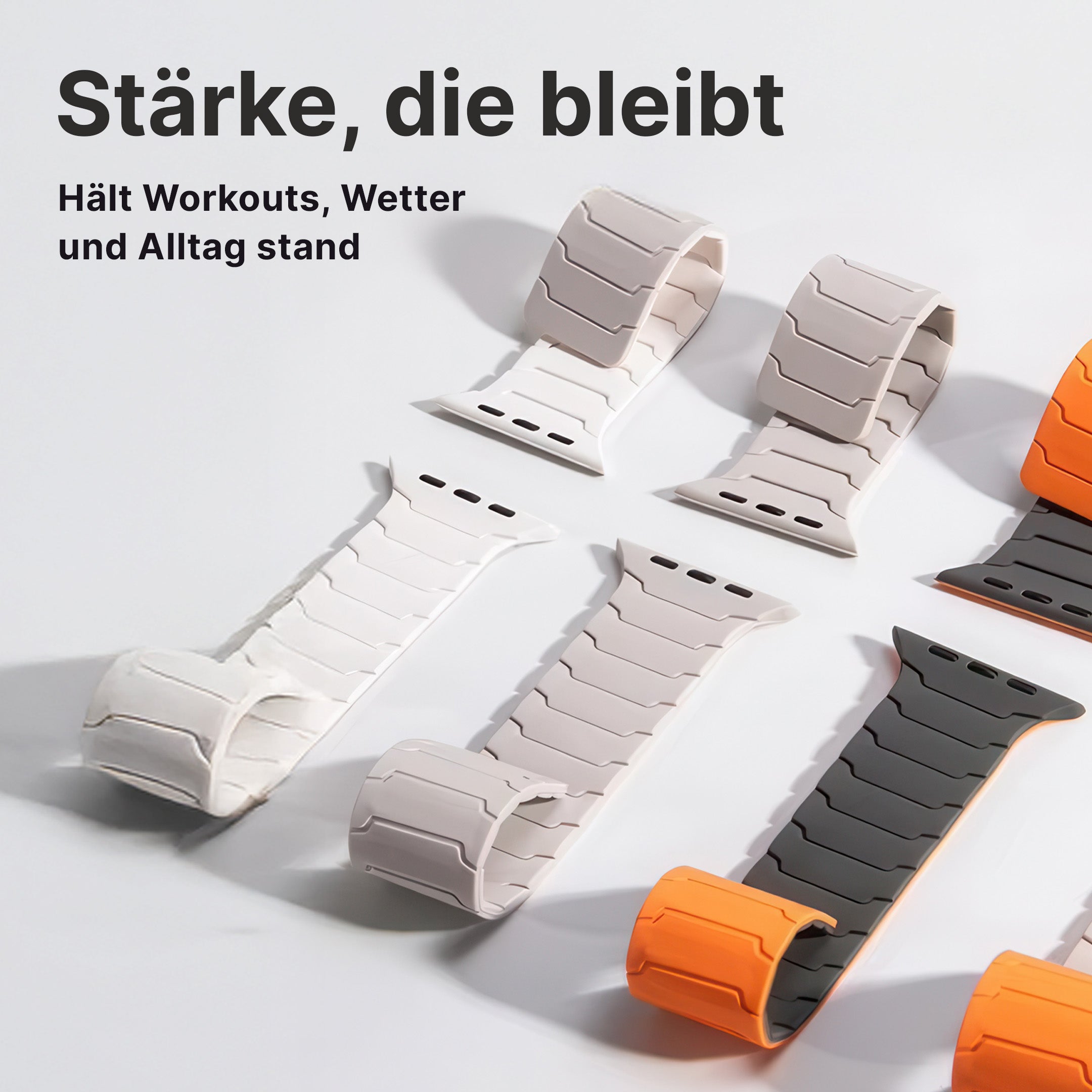 Magnetisches Silikonarmband für die Apple Watch