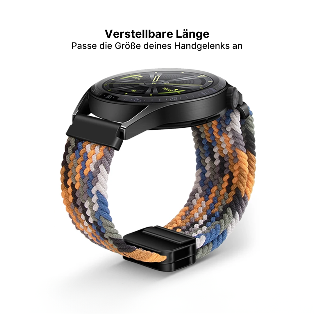 Nylon-Geflochtenes Schlaufenarmband für Samsung Galaxy Watch