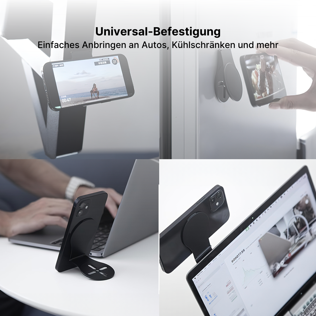 MagSafe Halterung für iPhone am Laptop