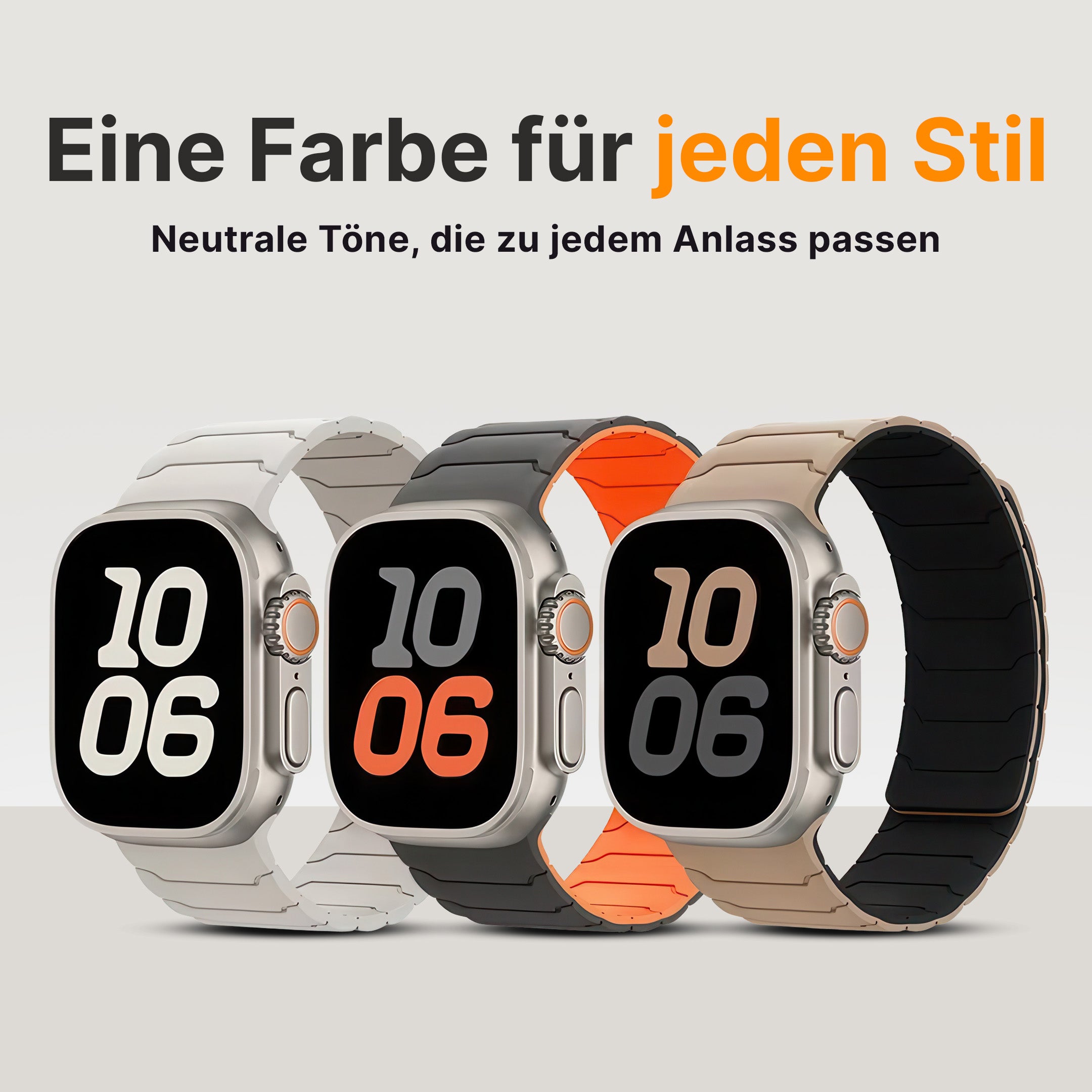 Magnetisches Silikonarmband für die Apple Watch