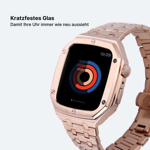 Edelstahlgehäuse und -armband für die Apple Watch